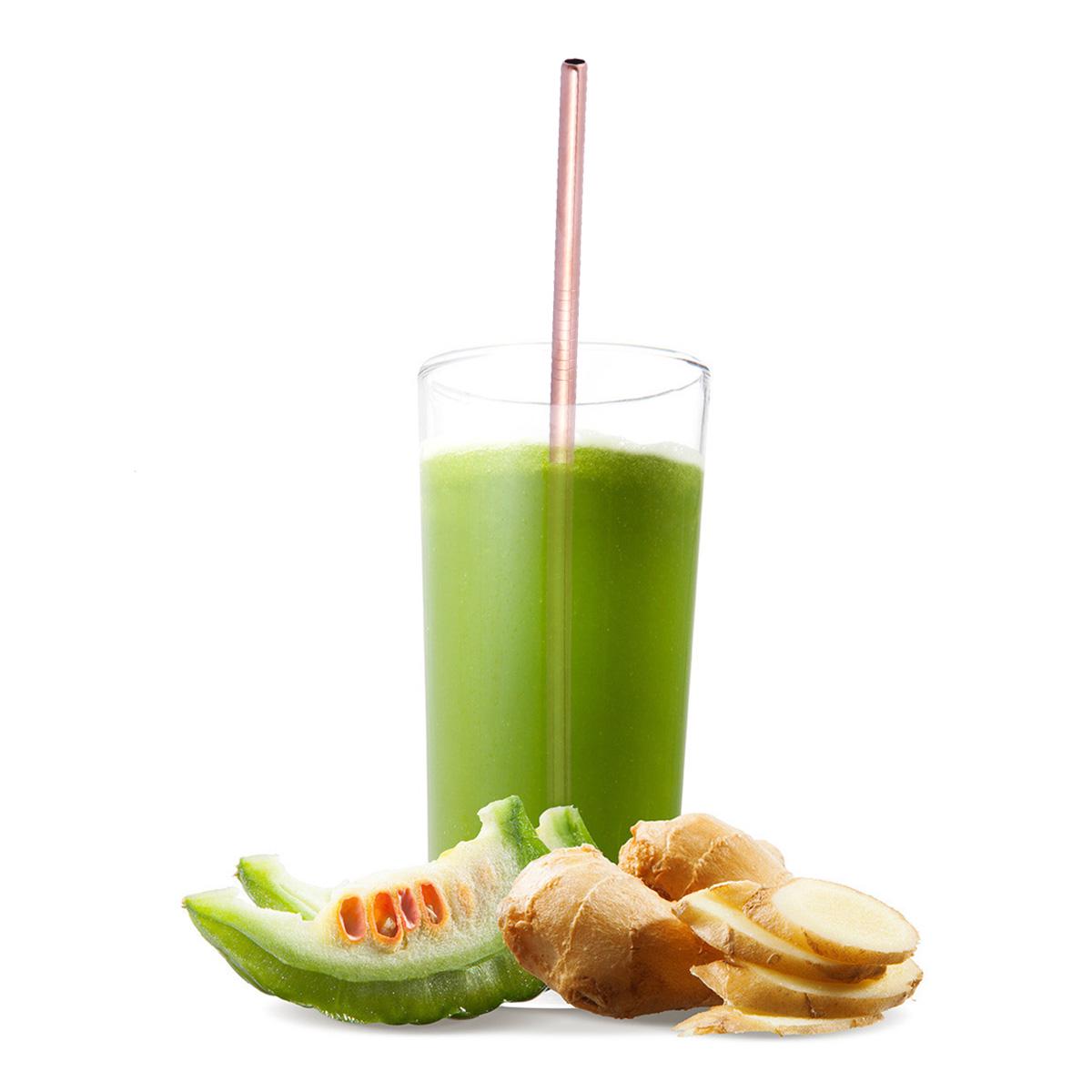 

1 .5X0.6Cm Stainless Steel Straw Reusable Straight Drinking Straws For Tumblers Corrosion Resistant Bpa Free Metal золотистий