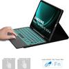 Samsung S11 Tablet Case with 7-Color Backlit Bluetooth Keyboard and Pen Slot