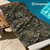 Branch Leaves Camouflage Quick Drying Bath Towel Microfiber Beach Towel Light Weight Swimming Camping Yoga Beach Out