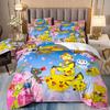 Cette Anime Pokemon Collections de Linge de LitPikachu Housse de Couette Collection EnfantsDécoration de ChambreAvec Taie d'OreillerPlusieurs Tailles