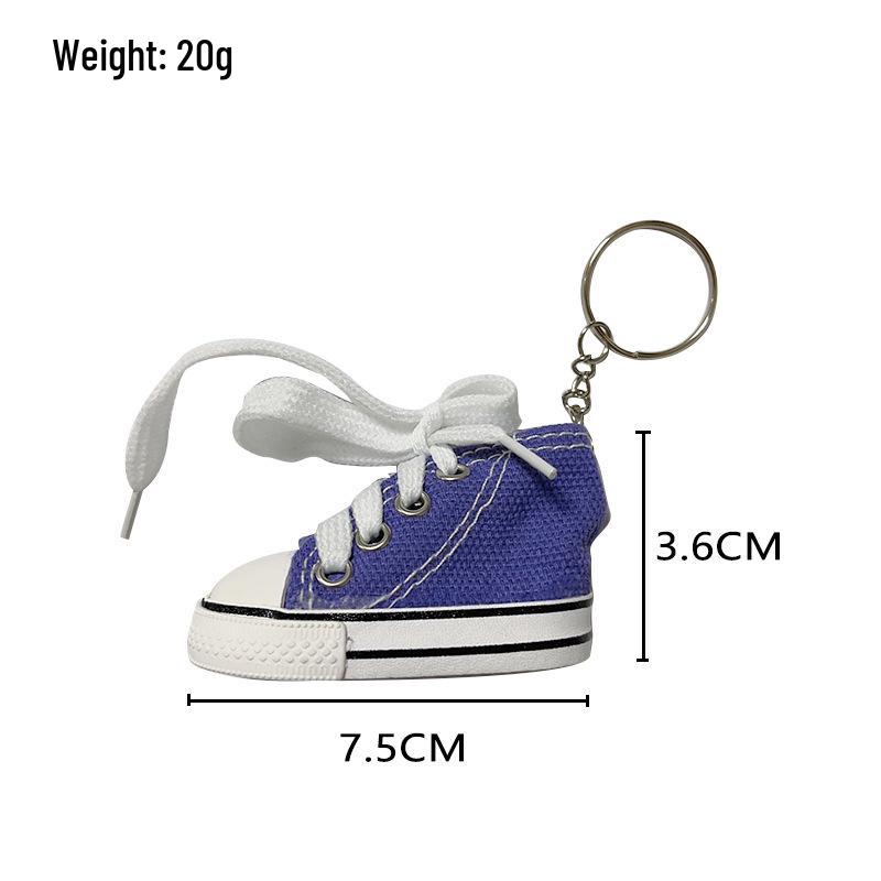 Mini Portachiavi Sneaker in Tela: Ciondolo Zaino alla Moda e Regalo Elegante