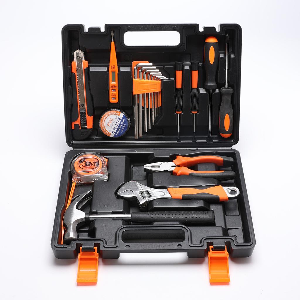 Set Cassetta degli Attrezzi Hardware Set di Attrezzi Manuali Combinati per la Casa Chiave Inglese Cacciavite Riparazione Auto