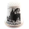 [Q7473] - Δαχτυλήθρα 'Ναπολέων' μαύρο λευκό (Ναπολέων) - 27x23 χιλ.