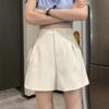 2024 Summer Women's High Waist A-Line Shorts - Korean Style, Versatile, Casual, Slimming, Wide-Leg