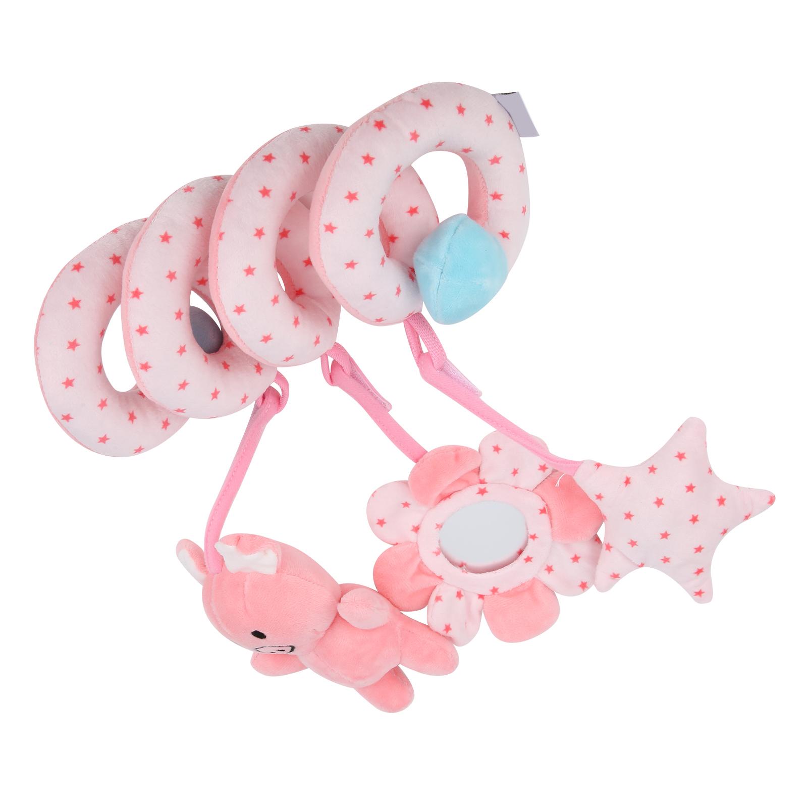 Baby Stroller ing Toy Appsing Infant Spiral Activity Rattle Newborn Plush Toy