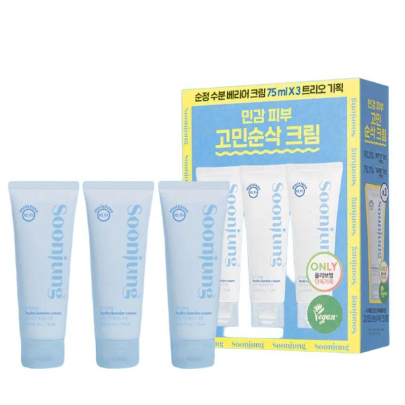 

ETUDE SoonJung Hydro Barrier Cream 75mL Trio Set – Intensive Moisture & Skin Barrier Care