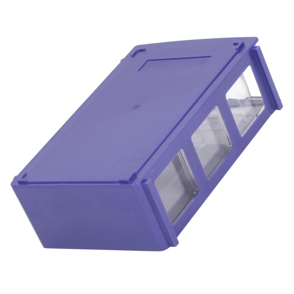 Stackable Storage Drawer Plastic Mini Organizer for Small Parts Screw Craft Blue Shell 140 X 90 X 40mm