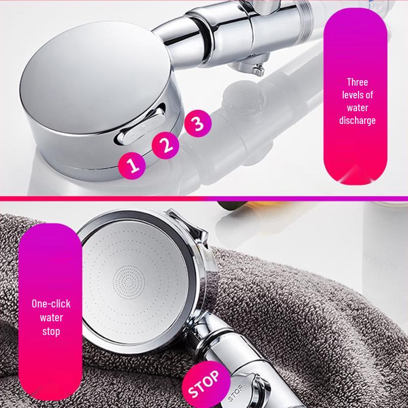 Jialin Pressurized Filtered Shower Head Kit