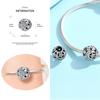 Fashionable Copper Colorful Zirconium Heart&Hollow Ball&Luminous Firefly Charm Fit Brand Bracelet Jewelry