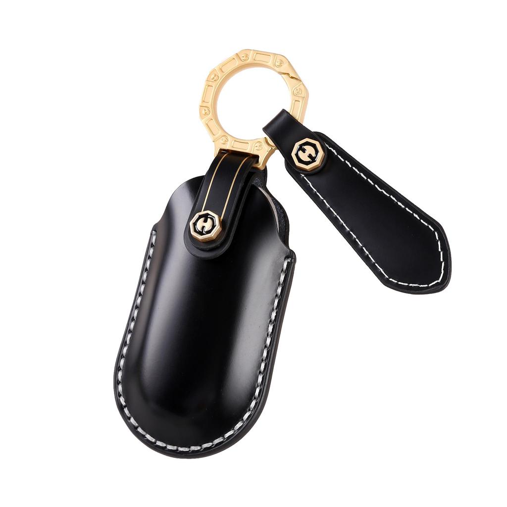 Premium Leather Car Key Cover for L7, L8, and New L9 – Elegant Interior Accessory