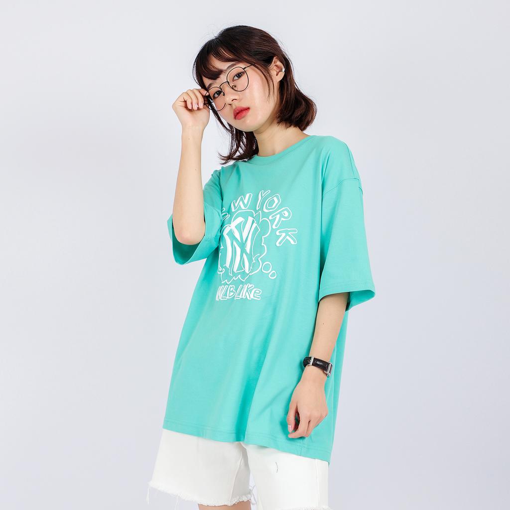 New MLB T Shirts Unisex Green 31TSP2131-50T