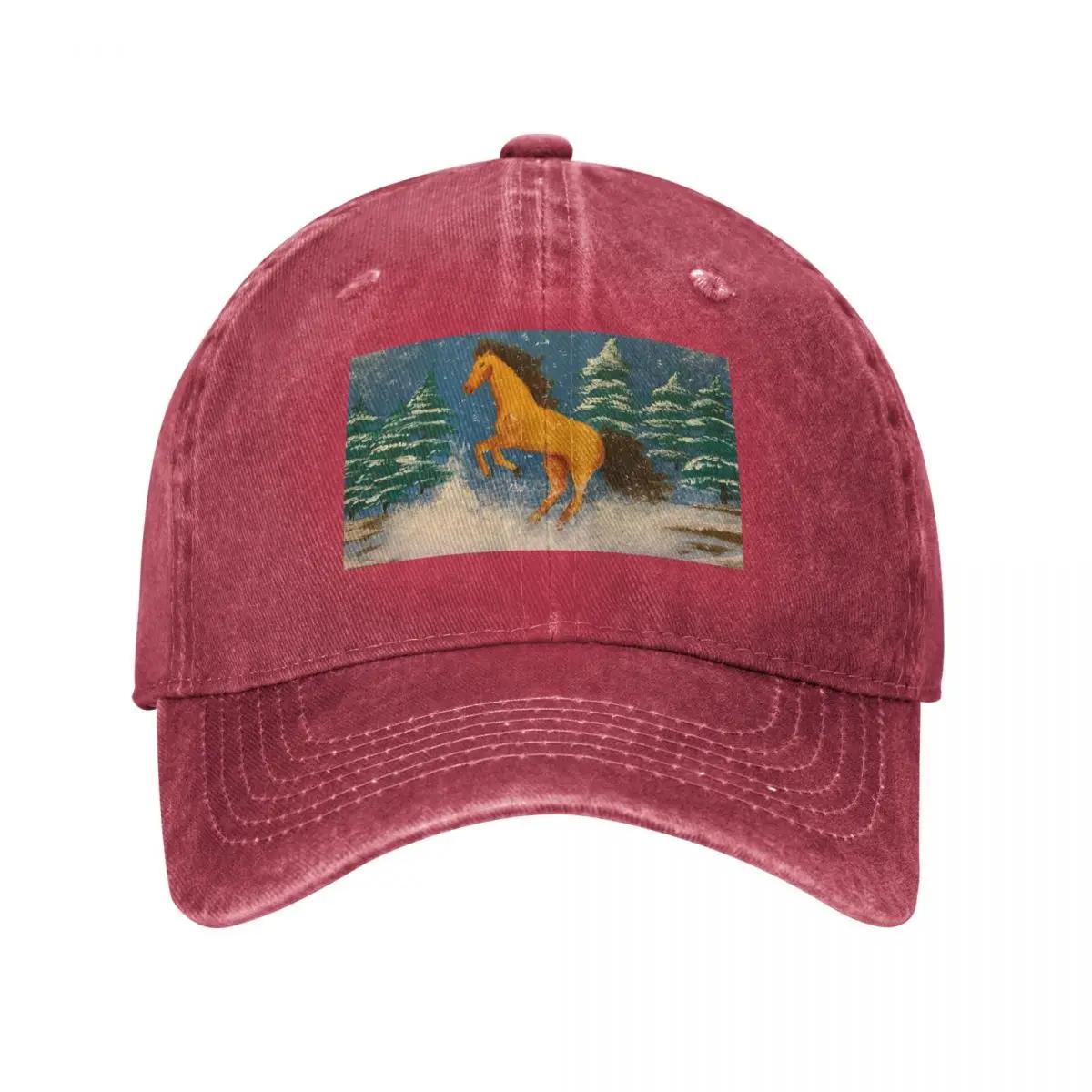 Horse of thought Baseball Cap Trucker Hat birthday designer cap Hat Unisex Luxury Unisexs Baseball Womens