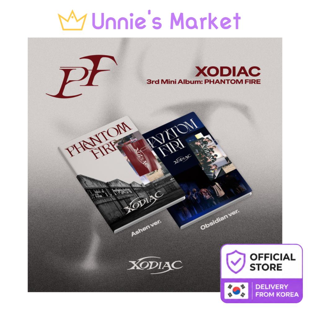 [Pre-order] XODIAC 3nd Mini Album PHANTOM FIRE(Ashen Ver. / Obsidian Ver.) + Free Gift Random ver.