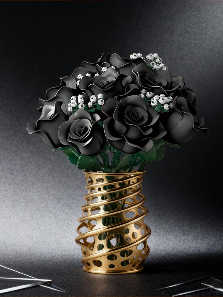 High-Quality Realistic High-Quality Star High-Quality Rose High-Quality Building High-Quality Block High-Quality Bouquet, High-Quality Valentine'S