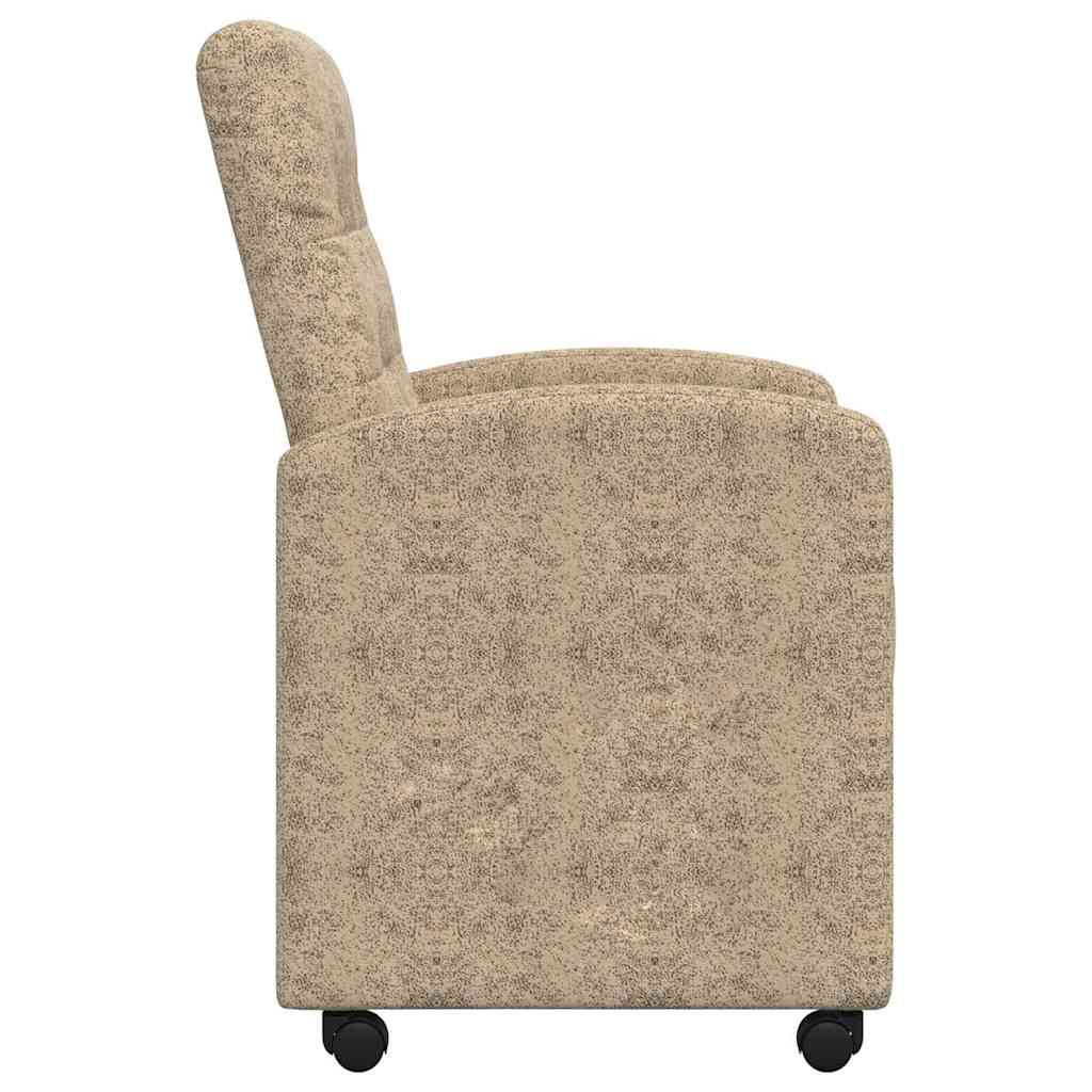 Dining Chairs with Casters 2 pcs Light Grey 58 x 67 x 97 cm
