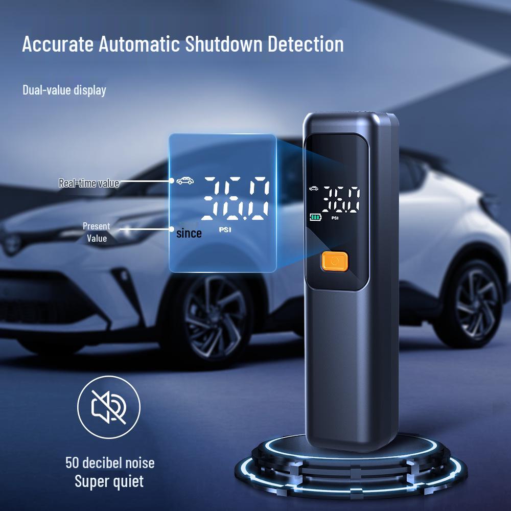 Portable High-Power Electric Car Tire Inflator and Multifunctional Air Pump