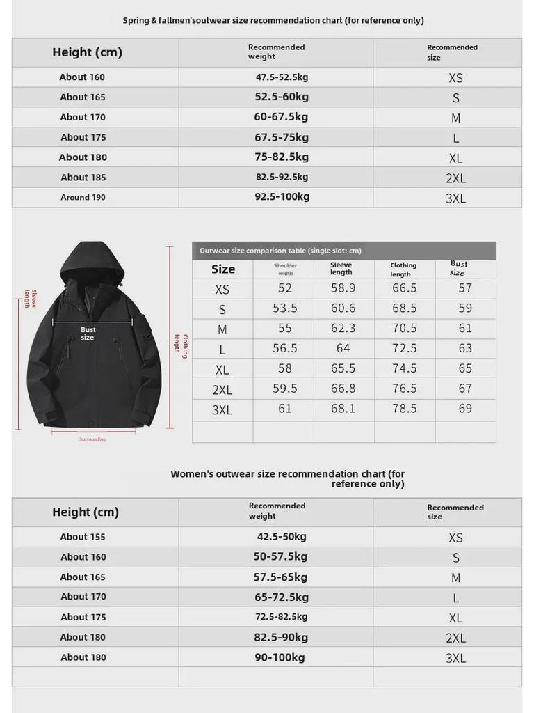 Damen Leichte Jacke im japanischen Stil mit Unifarbe - Winddicht & Wasserdicht, Geeignet für Frühling & Herbst, Unisex-Design für Paare