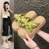 Cool Slippers Women's Summer Wear 2025 New Platform Beach Shoes Internet Celebrity Women's Casual Fashion Word Slippers Women