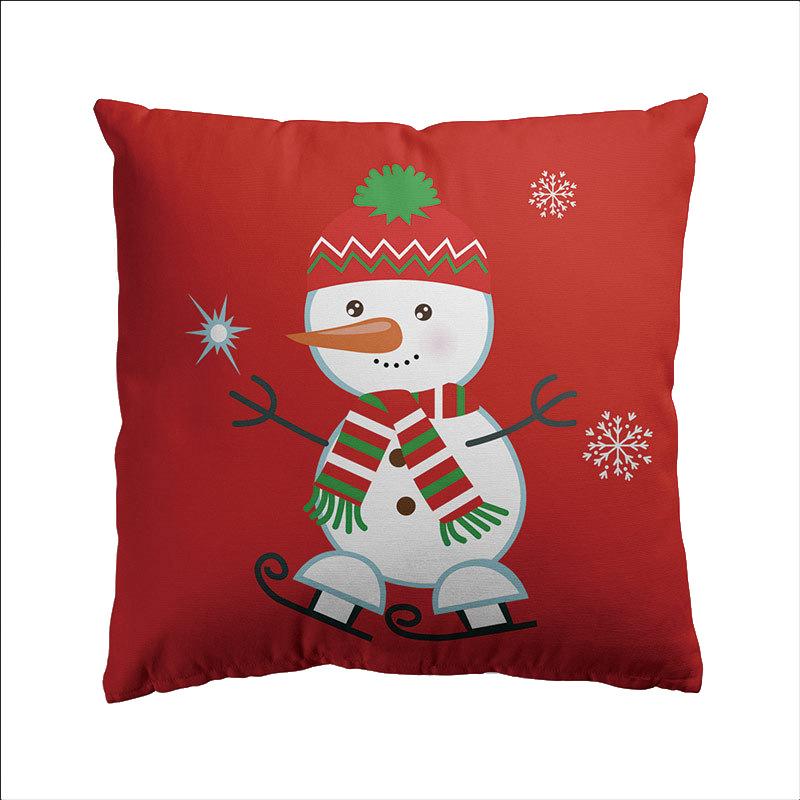 New Christmas Pillowcase Green Holiday Home Decoration Pillow Cushion Cover Pillow