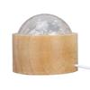 Water Wave Lamp Remote Control Dynamic Rotating RGB 16 Color Adjustable Brightness Original Wood