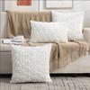 New 3D Cushion Cover Plush Jacquard Quilted Sofa Bedroom Pillow Headboard Cushion