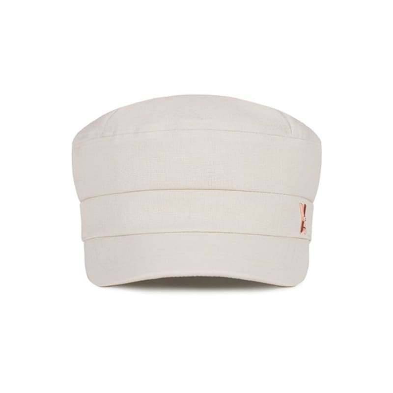 VARZAR VA Cubic Studded Sailor Cap Beige
