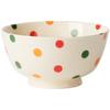 Vintage Polka Dot Bowls Plates Tableware High Aesthetic Value Ceramic Soup Bowls Plates Chopsticks Set