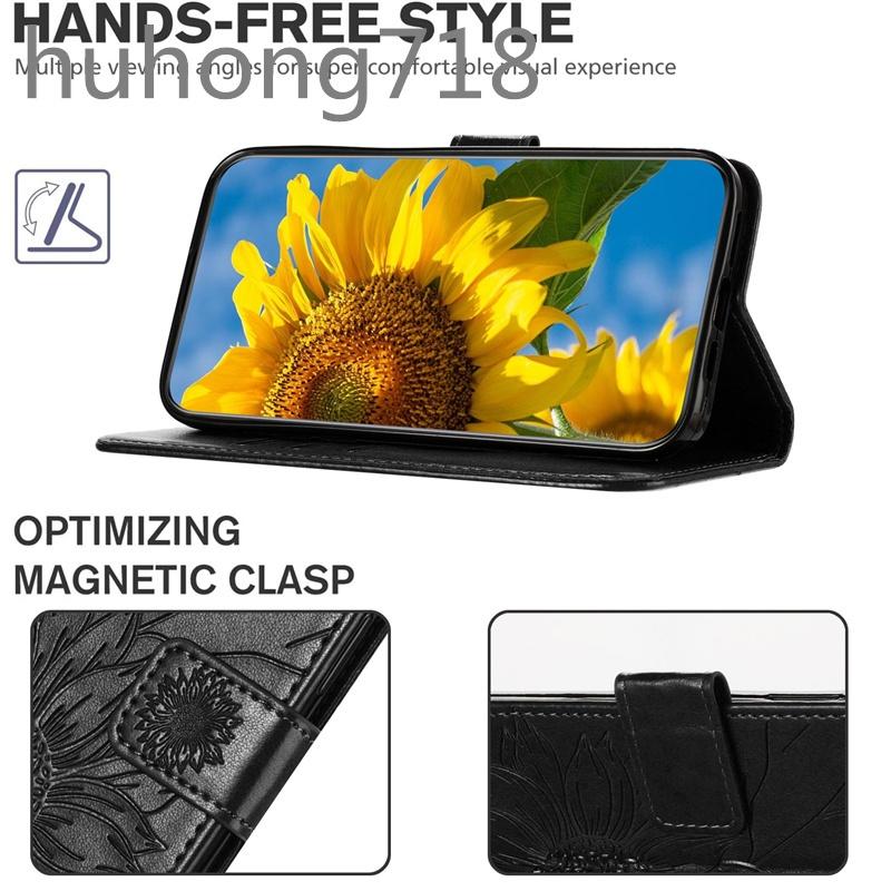 For Realme C12 C15 C25 C25S C30 C30S C33 2022 2023 C51 C53 C55 C61 C63 C65 C67 C75 4G 5G Case Leather Wallet Flip Casing with Card Holder Cover