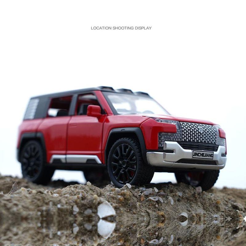 Simulation 1:32 Scale BYD U8 Off Road Car Model with Sound Light Pullback Toys Vehicles Kids Boys Gift Collective Home Decor