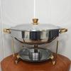 Stainless Steel Round Chafing Dish with Hangable Heat Preservation Container