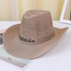 Straw Cap Fashion Jazz Hat Men Women Beach Cap Travel Sun Visors Summer Cool Western Cowboy Hat