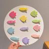 Sweet Cute Candy Color Fish Hair Side Clips Female Broken Hair Duckbill Clip Children Do Not Hurt The Side Forehead Bangs Clip