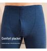 Men's and Women's Cashmere Silk Fleece-Lined Seamless Underwear Set for Autumn/Winter - Includes Base Layer Top and Pants