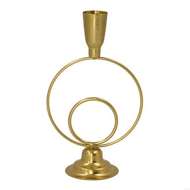 62KD Nordic Metal Candlestick Holder Decorative Candlestick Holder for Dinners