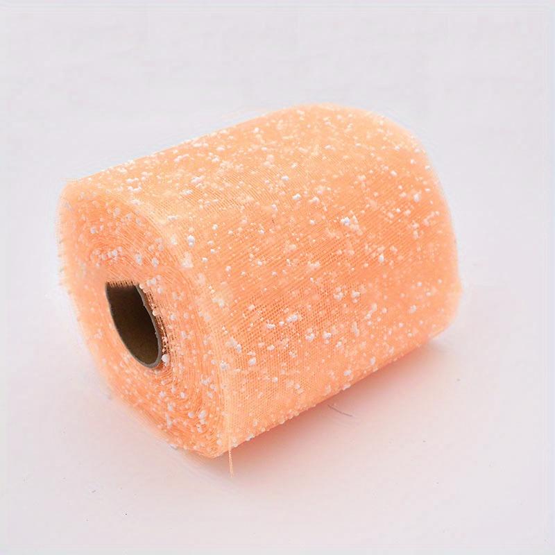 15cm Wide Snow Dot Gauze (1pc) – Rose Bouquet Packaging Material, Wedding Decoration Mesh, Flower Shop Flower Net