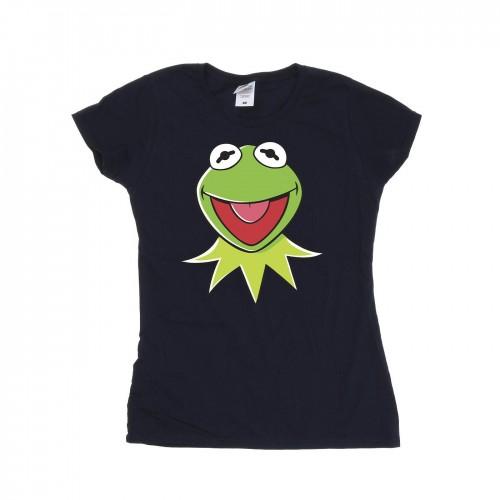 

Disney Womens/Ladies Muppets Kermit Head Cotton T-Shirt XXL білий