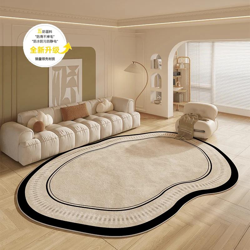 

Modern Minimalist Style Living Room Decoration Carpet Fluffy Soft Bedroom Decor Plush Rug Irregular Thick Rug Home Lounge Mat 80*120cm