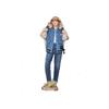 Letter Logo Pattern Single-Breasted Long Sleeve Baseball Jacket Unisex jackets Blue LUT0054303HH00FA03970