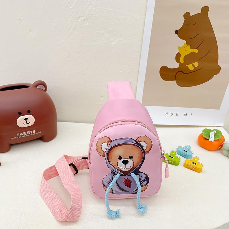 Adorable Bear Toddler Crossbody Bag Cute Kids Chest Bag Small Coin Pouch
