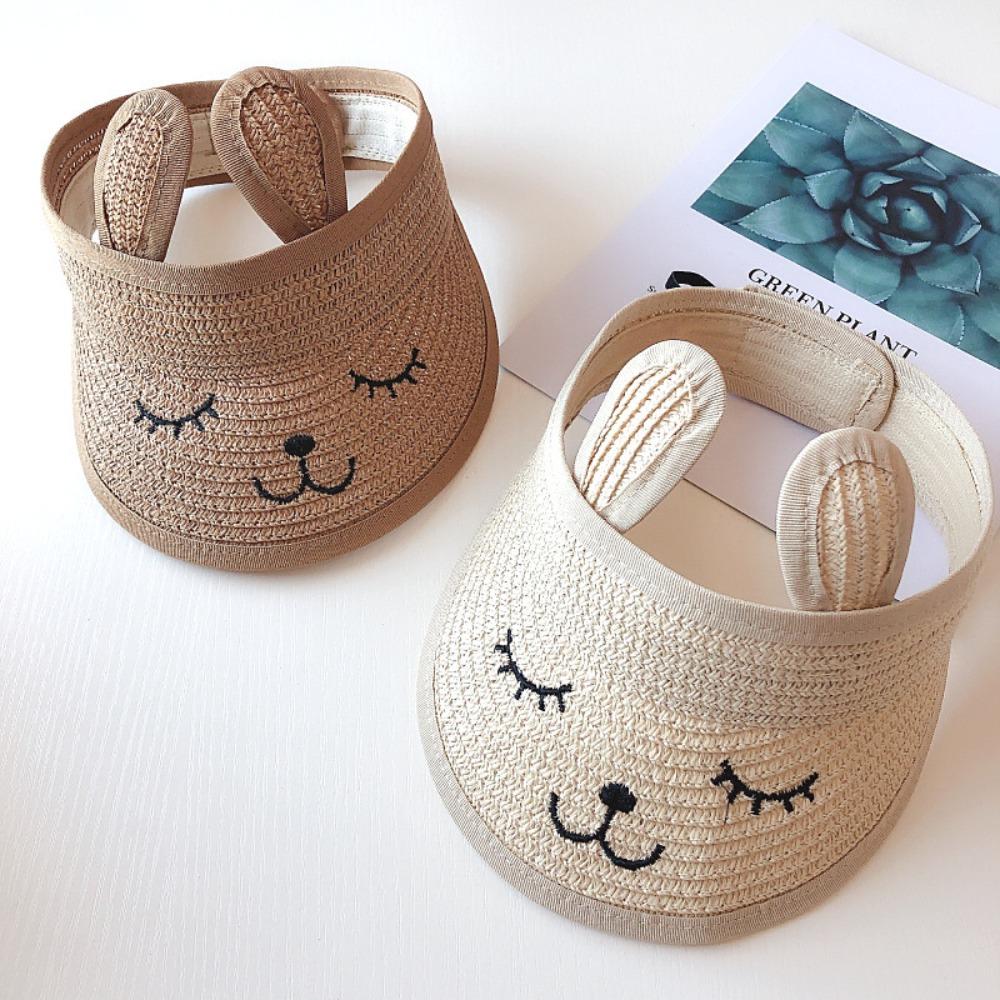 Bear Ears Kids Empty Top Hat Sun Shading Baby Sun Hat New Baby Hats Boys & Girls