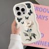 Soft Phone Cover Case for iPhone 8 17 Air 12 15 Plus XR 11 16 Pro Max 13 14 Butterfly Flower