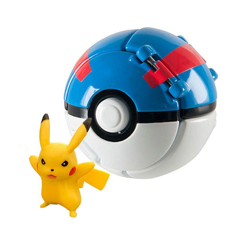 Mon Action Figure Model Toys Pikachu  Charmander Rockruff Litten
