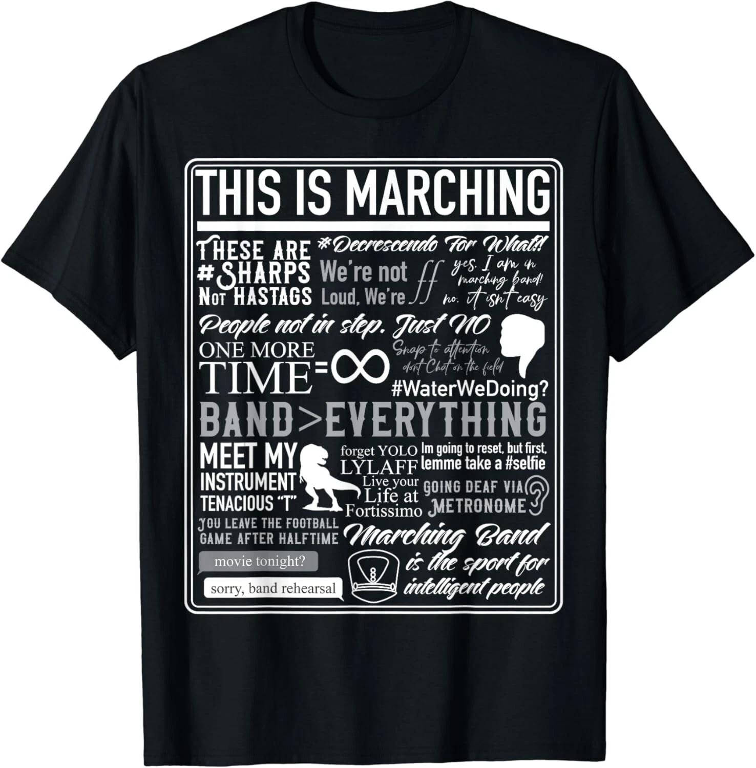 This Is Marching Band - Funny Marching Band Sayings _ Memes Gift Unisex T-Shirt L