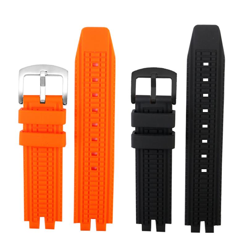 For Casio PROTREK Series PRW-3000\3100\6000\6100Y Mountaineering Silicone Watch Band Water Proof Outdoor Sports Men Accessories