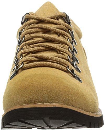 San-A Plus 2311 Men's Mountain Boots, Beige Suede, Size 24.5cm, 3E