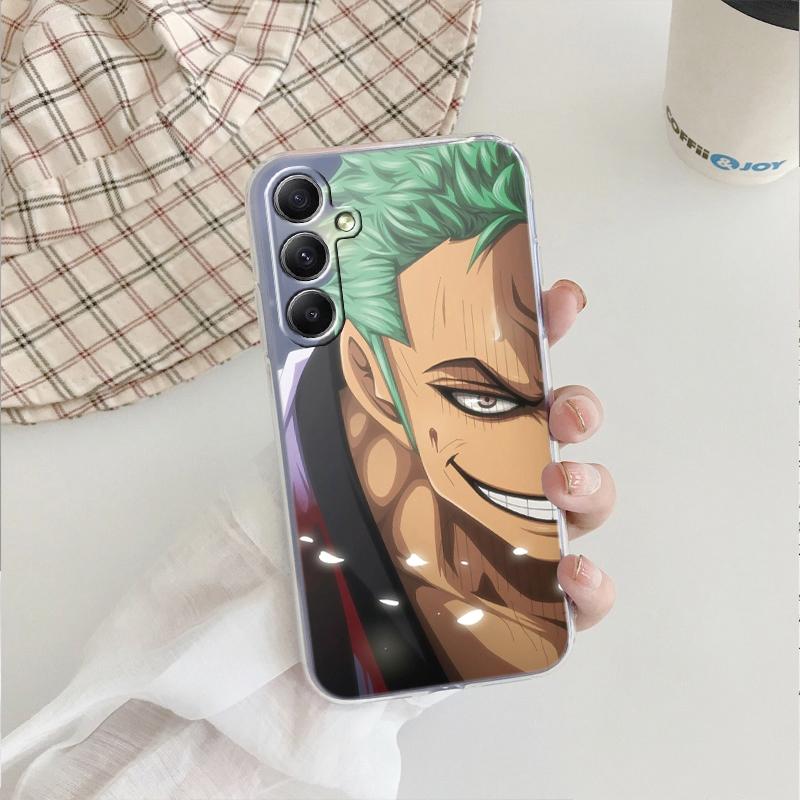 

Мягкий прозрачный силиконовый чехол с рисунком аниме для Xiaomi Redmi Note 13 14T 15 Samsung A55 A35 S24 FE iPhone Huawei Honor Camera Защитный противоударный чехол Samsung Galaxy A16