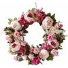 Artificial Peony Wreath Garland Rattan Home Decor Wedding Wreath Flower Home Door Decoration Wedding Centerpieces for Tables
