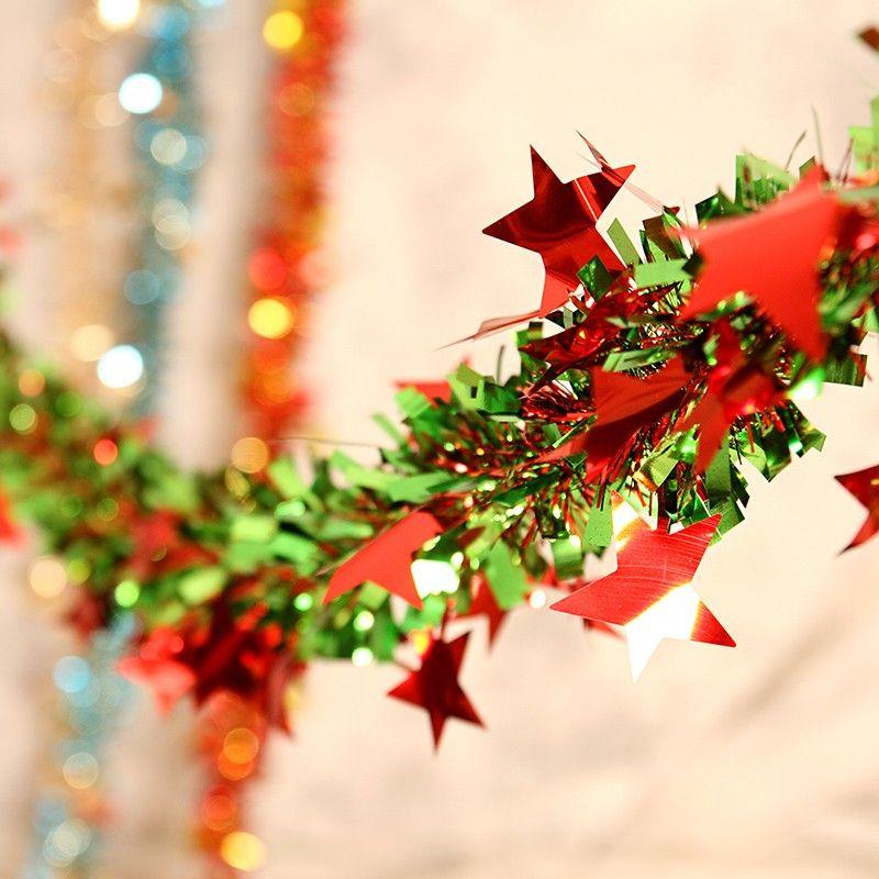 2.8M New Year's Ribbon Latte Strips Christmas Classroom Wedding Indoor Birthday Festival Wedding Decoration Wedding Arrangement