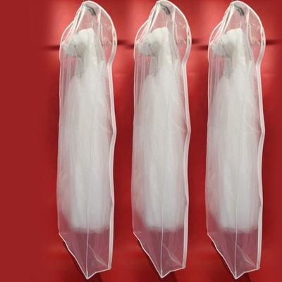 Klarer Brautkleid-Kleiderschutz, verschleißfest, universell, staubdicht, wiederverwendbar, Aufbewahrungstaschen für Brautkleider, Kleiderschrank