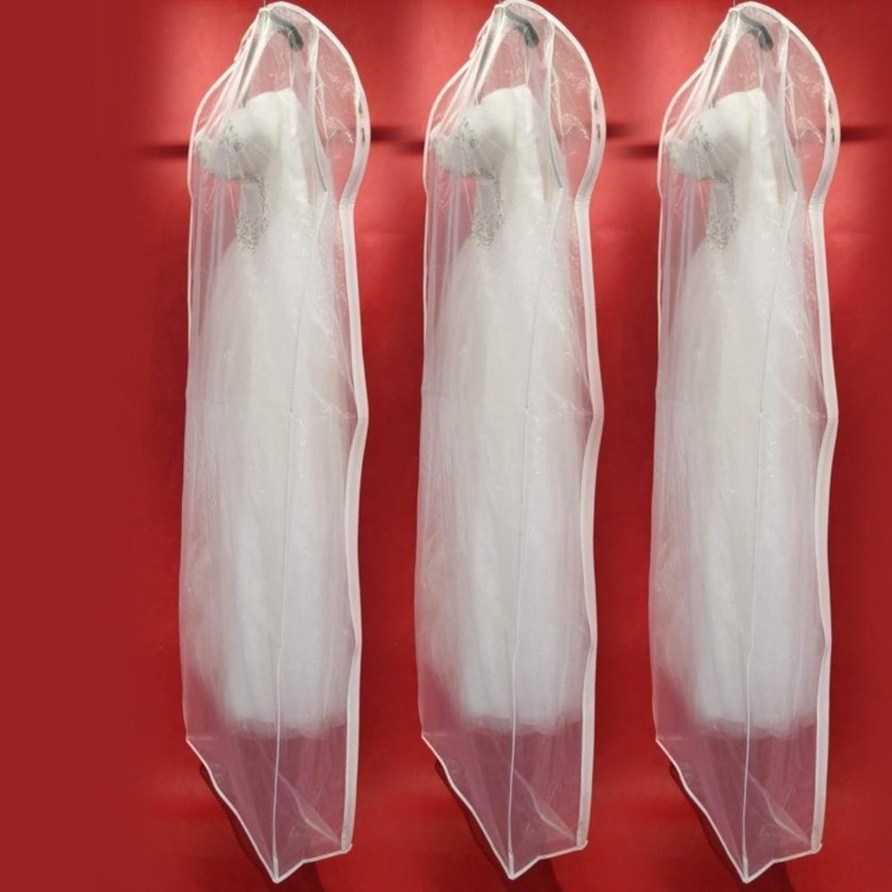 Reusable Dust-proof Covers Clear Bride Gown Storage Bags Durable Clothing Cover  Wardrobe